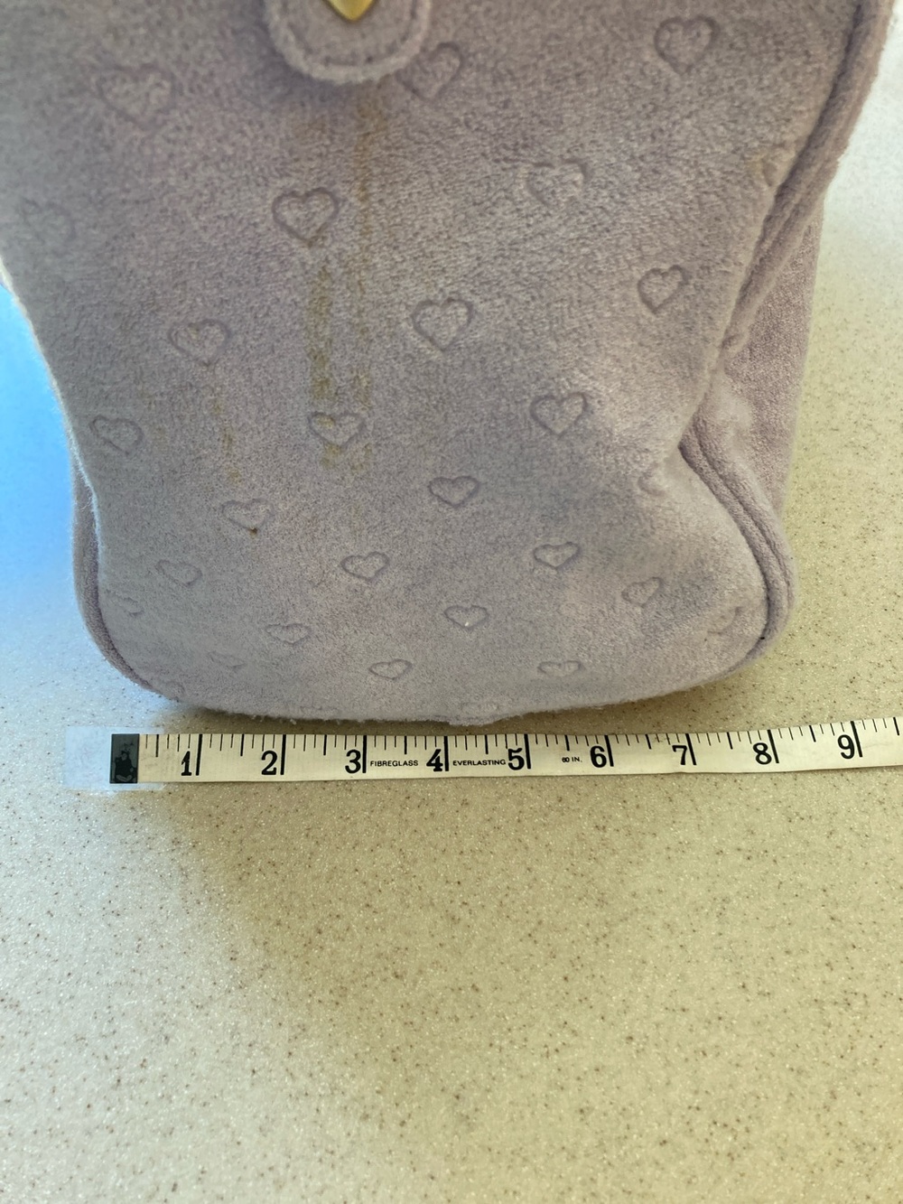 Stoney Clover Lane Lavender Heart-Embossed Travel Duffel - Picture 8 of 16